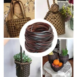 32M Patio Furniture Wicker Repair Kit Flat Synthetic Weaving Rattan Fix Material for Garden Patio Sofa Table Basket Replacemet