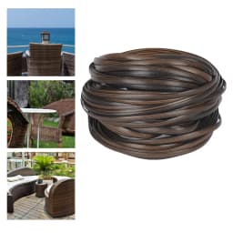 32M Patio Furniture Wicker Repair Kit Flat Synthetic Weaving Rattan Fix Material for Garden Patio Sofa Table Basket Replacemet