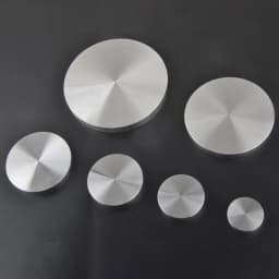 4 Pieces Aluminum Glass Table Top Adapter Circle Metal Block Disc,Suitable For Coffee Tables And Glass Tables