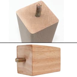 4/8Pcs Square Furniture Feet 6/10/15cm Solid Wood Sofa Legs Replacement Height Furniture Legs with Screws Mounting Plate Pads