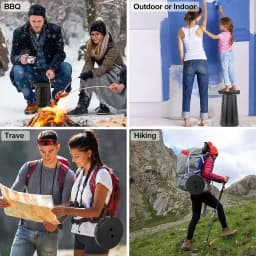Hot Portable Folding Telescopic Stool Lightweight Plastic Subway Queuing Chair and Outdoor Camping Fishing with Carry Bag