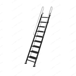 For Household folding ladder attic lifting indoor and outdoor thickened aluminum alloy 8-step multifunctional telescopic