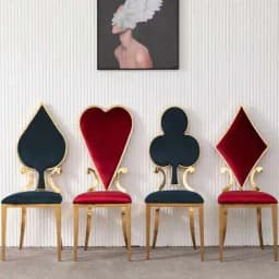 Nordic designer Flannel Dining Chair Minimalist Modern Soft Cushion Poker Dining Chair Home Furniture Custom Dining room Chair C