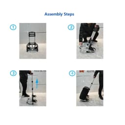 2025 NEW 150kg All Terrain Stair Climbing Cart Hand Truck with Bungee Cord Portable Folding Trolley for Upstairs Cargo with bag