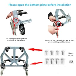 2025 NEW 150kg All Terrain Stair Climbing Cart Hand Truck with Bungee Cord Portable Folding Trolley for Upstairs Cargo with bag