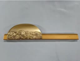 1pcs New Chinese Style Wardrobe Door Handle Golden Cabinet Door Knob Lengthened Shoe Cabinet Furniture Hardware