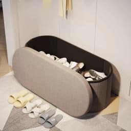 Nordic Folding Storage Stool Entrance Hall Sitting Shoe Stool Living Room Rest Sofa Seat Storage Home Furniture Bed End Stool