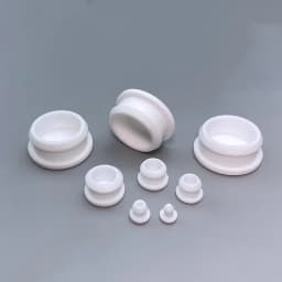 2-50mm White Silicone Rubber Caps T Type Plug Cover Snap-on Gasket Blanking End Seal Stopper