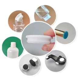2-50mm White Silicone Rubber Caps T Type Plug Cover Snap-on Gasket Blanking End Seal Stopper