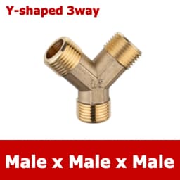 Brass Connector BSP 1/8"1/4"3/8"1/2"3/4"1"1-1/4"1-1/2"2" Female Male Thread Equals 2/3/4 Way Tee Type Straight Elbow Adapter