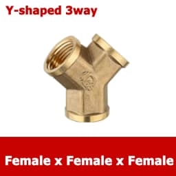 Brass Connector BSP 1/8"1/4"3/8"1/2"3/4"1"1-1/4"1-1/2"2" Female Male Thread Equals 2/3/4 Way Tee Type Straight Elbow Adapter
