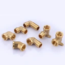 Brass Connector BSP 1/8"1/4"3/8"1/2"3/4"1"1-1/4"1-1/2"2" Female Male Thread Equals 2/3/4 Way Tee Type Straight Elbow Adapter