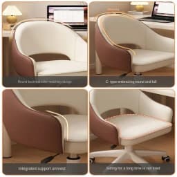 Modern Bedroom Makeup Chair Comfortable Office Manager Chair Sedentary Study Writing Chair Home Boss with Backrest