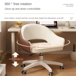 Modern Bedroom Makeup Chair Comfortable Office Manager Chair Sedentary Study Writing Chair Home Boss with Backrest