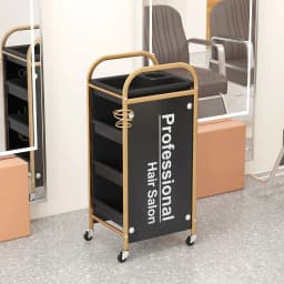 Hairdresser Tool Trolley Cart Rolling Barber Lash and Tattoo Cart for Spa and Salon Use Portable Salon Organizer