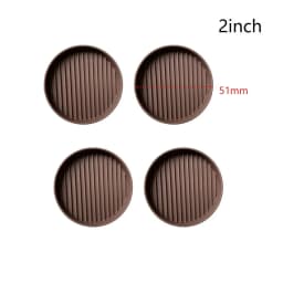 4Pcs/set Square Round Rubber Non Slip Furniture Pads Furniture Caster Cups Bed Couch Chair Feet Stoppers