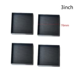 4Pcs/set Square Round Rubber Non Slip Furniture Pads Furniture Caster Cups Bed Couch Chair Feet Stoppers
