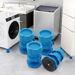 (Fable)1Pc Adjustable Height Washing Machine Foot Pads Anti Vibration Refrigerator Base Fixed Non-Slip Pad Support Dampers Stand