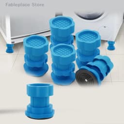 (Fable)1Pc Adjustable Height Washing Machine Foot Pads Anti Vibration Refrigerator Base Fixed Non-Slip Pad Support Dampers Stand