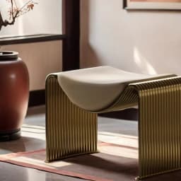 Italian Light Luxury Bedroom Dressing Chair,home Entrance Iron Minimalist Shoe-changing Stool ,living Room Grand Reception Stool