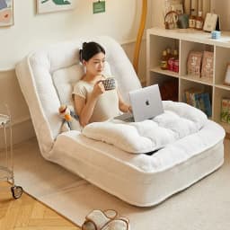 Lazy sofa reclining and sleeping single tatami bedroom small sofa folding sofa bed