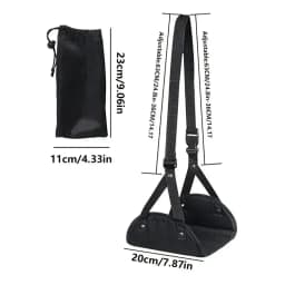 2025 New Airplane Footrest With Adjustable Strap, Portable Hammock Leg Rest, Perfect Travel Accessories