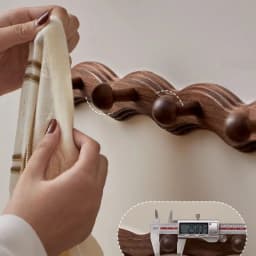 Solid Wood Coat Racks Dressing Rooms Clothes Hanger Creative Solid Hanging Organizer Wall Mounted Adhesive Furniture Supplies