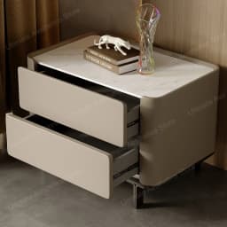 Nordic Simple Bedside Table Modern Aesthetic Elegant Premium Nightstands Luxury Mesitas De Noche Dormitorio Bedroom Furniture
