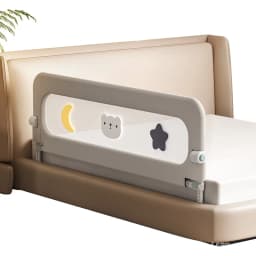 Crib Fence Guardrail Baby Anti-drop Bed Side Baffle Travel Folding Young Children's Convenient Bed Fence Side