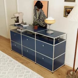 Living Room Sideboard Medieval Cabinets Storage Dining Modern Metal Stainless Steel Frame Wood Customizable Cabinet with Locker