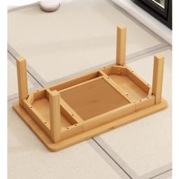 Nordic Scandinavian Low Study Table Multi-Function Bamboo Wooden Desk with Storage Drawer for Dormitory Living Room