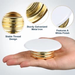 4pcs Fire Sprinkler Covers Plate For Ceiling Sprinkler System Sprinkler Covers Plate Trim Ring For Indoor Inside