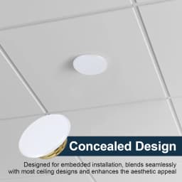 4pcs Fire Sprinkler Covers Plate For Ceiling Sprinkler System Sprinkler Covers Plate Trim Ring For Indoor Inside