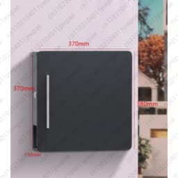 Mailbox, European-style Modern Villa Outdoor Mailbox, Large Suggestion Box, Letterbox, Creative Stainless Steel