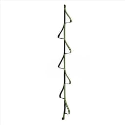 A72P 7 Rings Ascending Sling Rock Climbing Four-Step Etrier Rope Ladder Rise Mountain Deck Foot Pedal