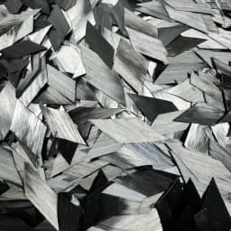 Flake Forged Carbon Diamond Shaped Carbon Fiber Short Cut 42mm Size Carbon Fiber Forged Grain Raw Material