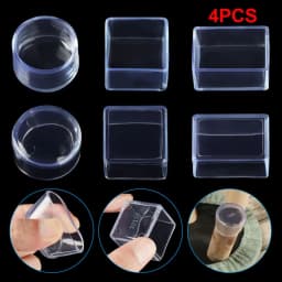 4pcs/set Chair Leg Caps Rubber Feet Protector Pads Furniture Table Covers Socks Plugs Cover Furniture Leveling Feet Home Decor