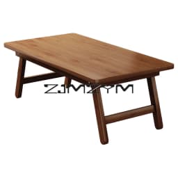 Foldable Small Coffee Table Tatami Window Low Table Rectangular Balcony Table Low Ground Computer Desk Furnitrure