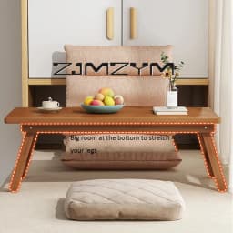 Foldable Small Coffee Table Tatami Window Low Table Rectangular Balcony Table Low Ground Computer Desk Furnitrure