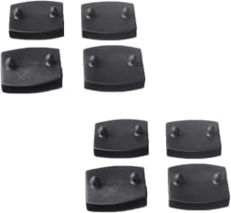 6 Pcs Plastic Replacement Bed Slat Centre End Caps Holders Square Covers 53mm-62mm