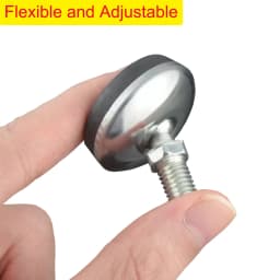 M6 M8 Stainless Steel Flexible and Adjustable Leveling Feet Pad Furniture Legs Anti-slip Base Office Chair Table Feet Leveler