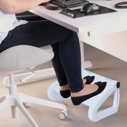 Foot Rest Foot Stool with Roller Massage and 6 Height Settings Comfortable Foot Stool Home Footrest for Under Desk Support