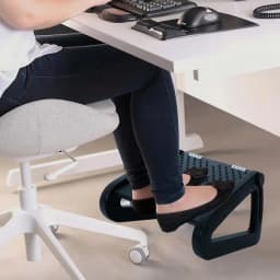 Foot Rest Foot Stool with Roller Massage and 6 Height Settings Comfortable Foot Stool Home Footrest for Under Desk Support