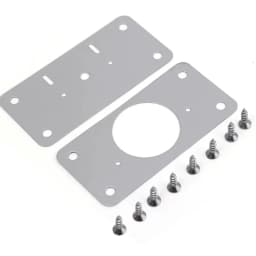 DIY Door Hinge Mounting Plate With Holes For Home Kitchen Cupboard for for BB Stubby aio RAGA SSPP switch panels Doors Furniture