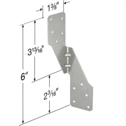30Pcs Strong-Tie H2.5A, HOT-DIP Galvanized Steel Heavy Duty Hurricane Tie, Hurricane Straps Trusses/Rafters Ties