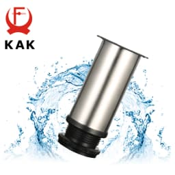 KAK Stainless Steel Furniture Leg Adjustable Table Feet Replacement Cabinet Sofa Metal Foot with Screws Furniture Hardware