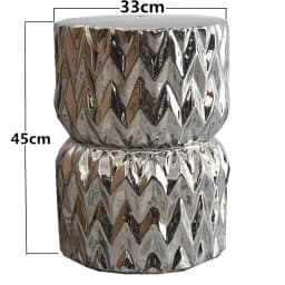 European silver ceramic drum porcelain shoe changing ceramic pier guzheng bathroom stool, ottoman ed