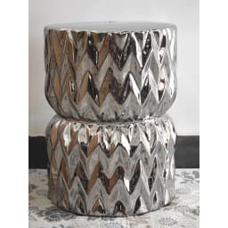 European silver ceramic drum porcelain shoe changing ceramic pier guzheng bathroom stool, ottoman ed