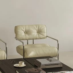 MOMO Antique Style Sofa Chair Living Room Designer Simple Single Chair Hotel Club Bauhaus Negotiation Stainless Steel Chair