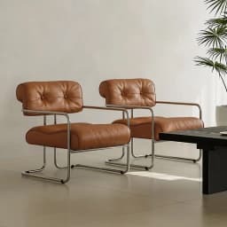 MOMO Antique Style Sofa Chair Living Room Designer Simple Single Chair Hotel Club Bauhaus Negotiation Stainless Steel Chair